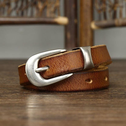 Ceinture Fine en Cuir pour Femme Modèle Elena