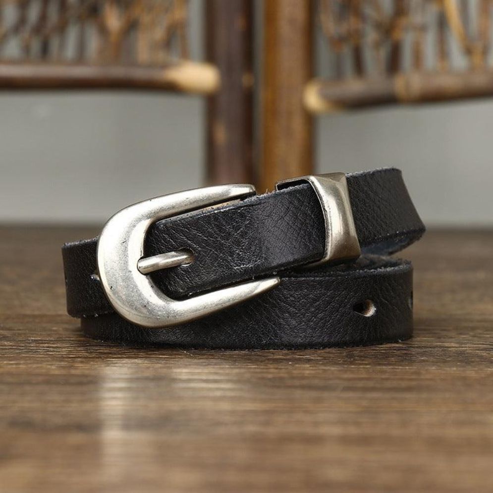 Ceinture Fine en Cuir pour Femme Modèle Elena