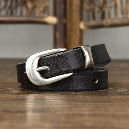 Ceinture Fine en Cuir pour Femme Modèle Elena