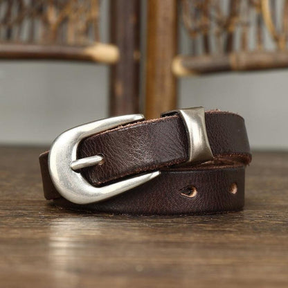 Ceinture Fine en Cuir pour Femme Modèle Elena