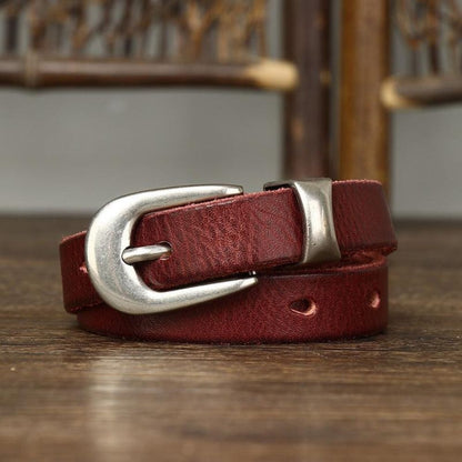 Ceinture Fine en Cuir pour Femme Modèle Elena