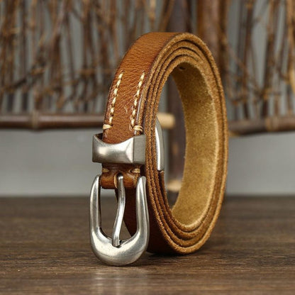 Ceinture Fine en Cuir pour Femme Modèle Elena