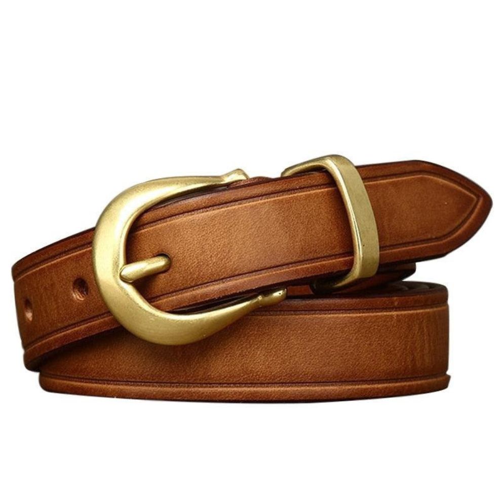 Ceinture Fine en Cuir pour Femme Modèle Jila - La Ceinturerie

