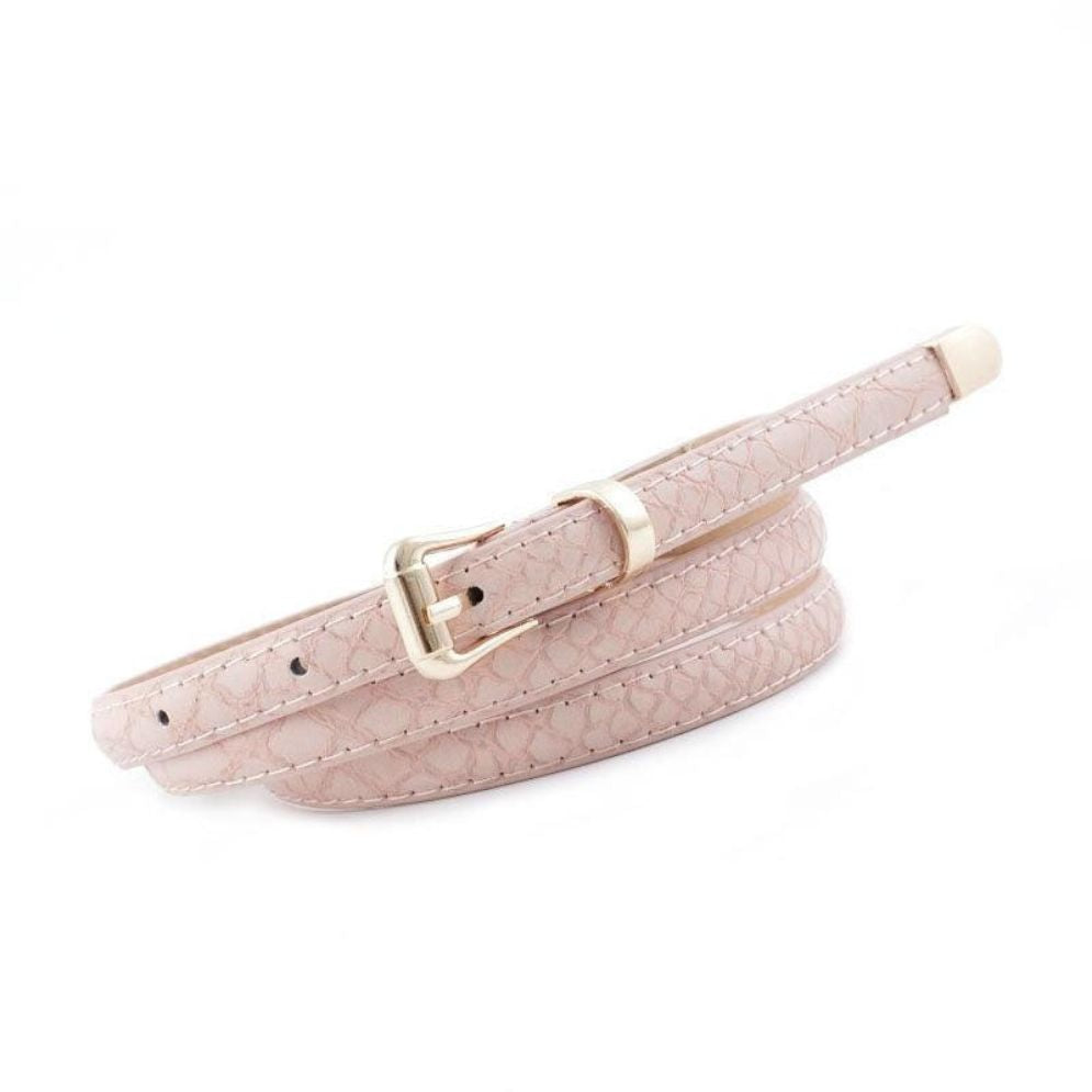 Ceinture Fine en Cuir pour Femme Modèle Macawi - La Ceinturerie