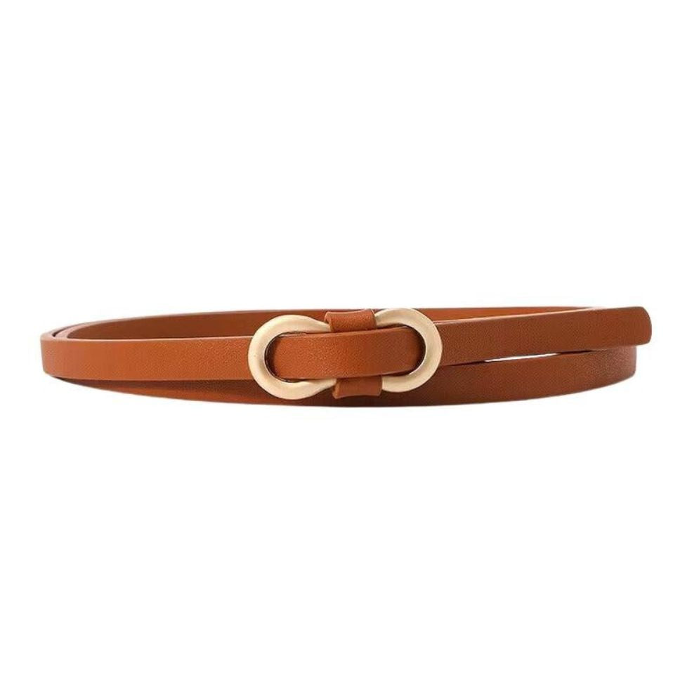 Ceinture Fine Simili Vegan Boucle Femme Modèle Lilova - La Ceinturerie
