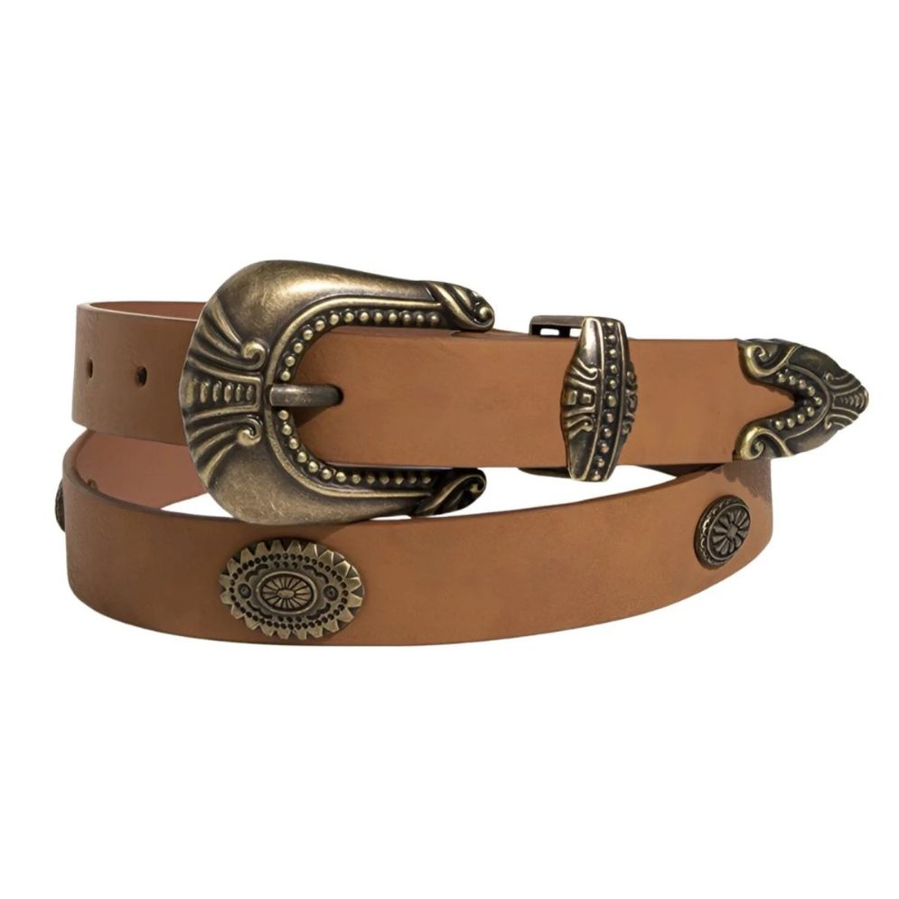 Ceinture Fine à Boucle Western Vintage Modèle Hezo - La Ceinturerie

