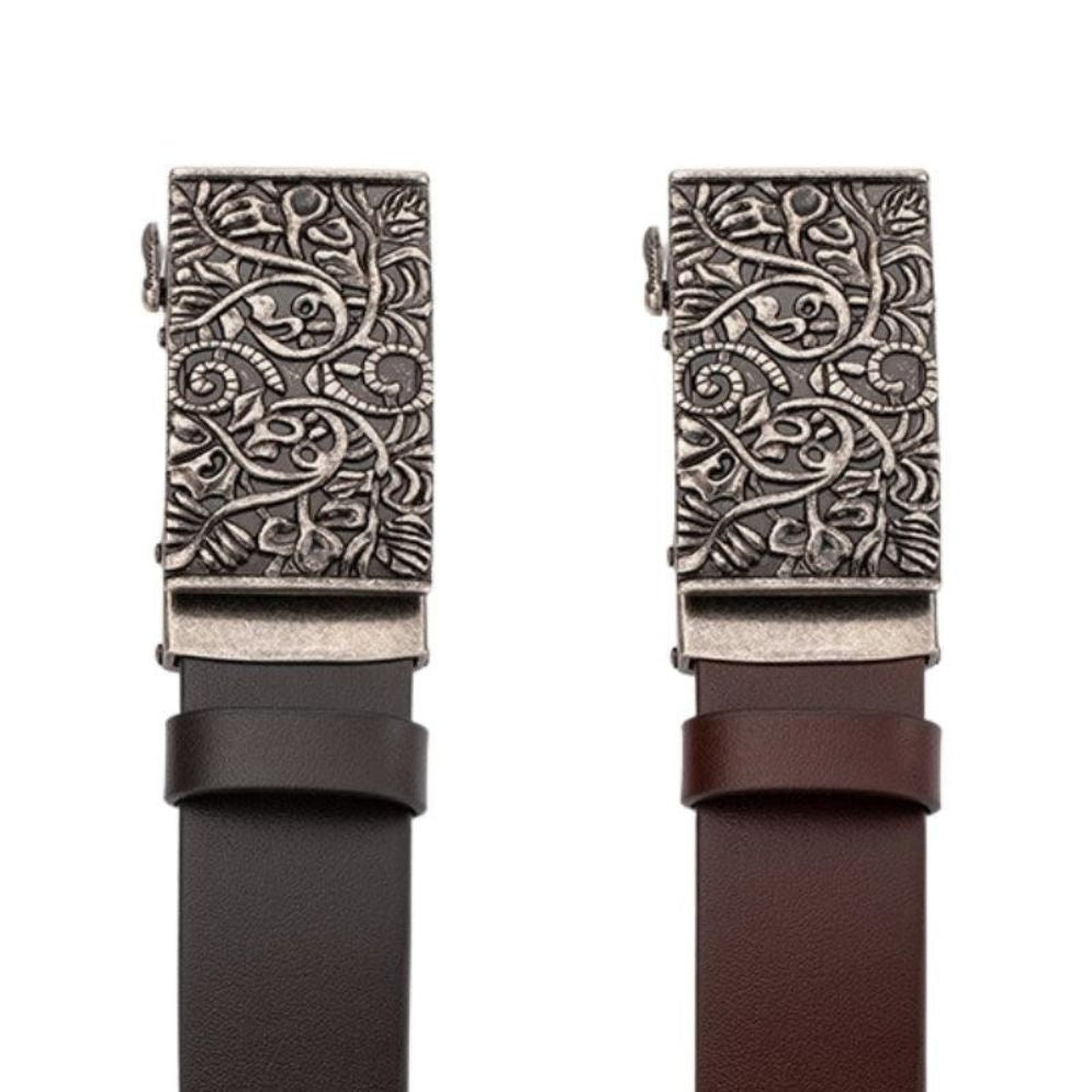 Ceinture Grande Taille Femme Boucle Automatique Western Modèle Nereo - La Ceinturerie