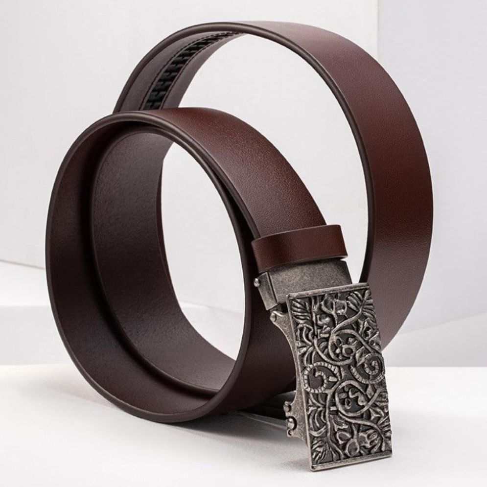 Ceinture Grande Taille Femme Boucle Automatique Western Modèle Nereo - La Ceinturerie