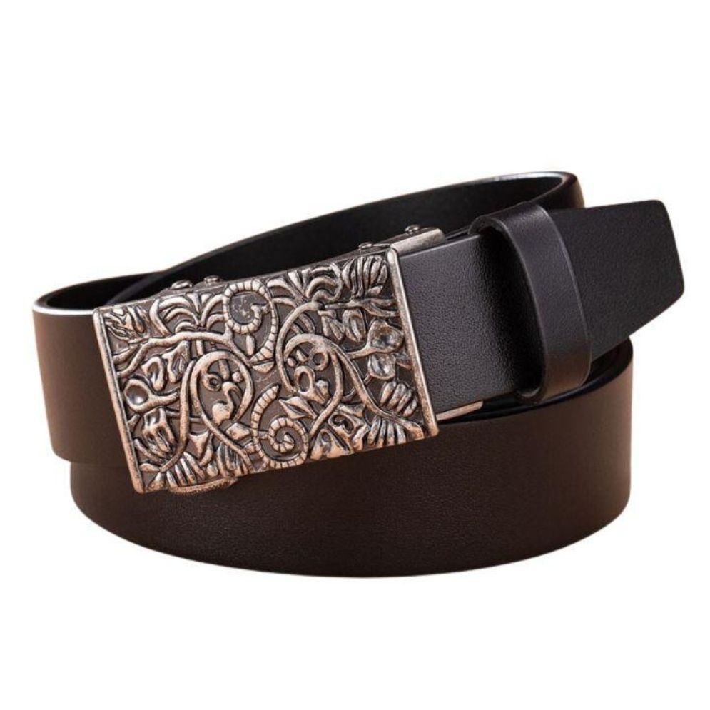 Ceinture Grande Taille Femme Boucle Automatique Western Modèle Nereo - La Ceinturerie