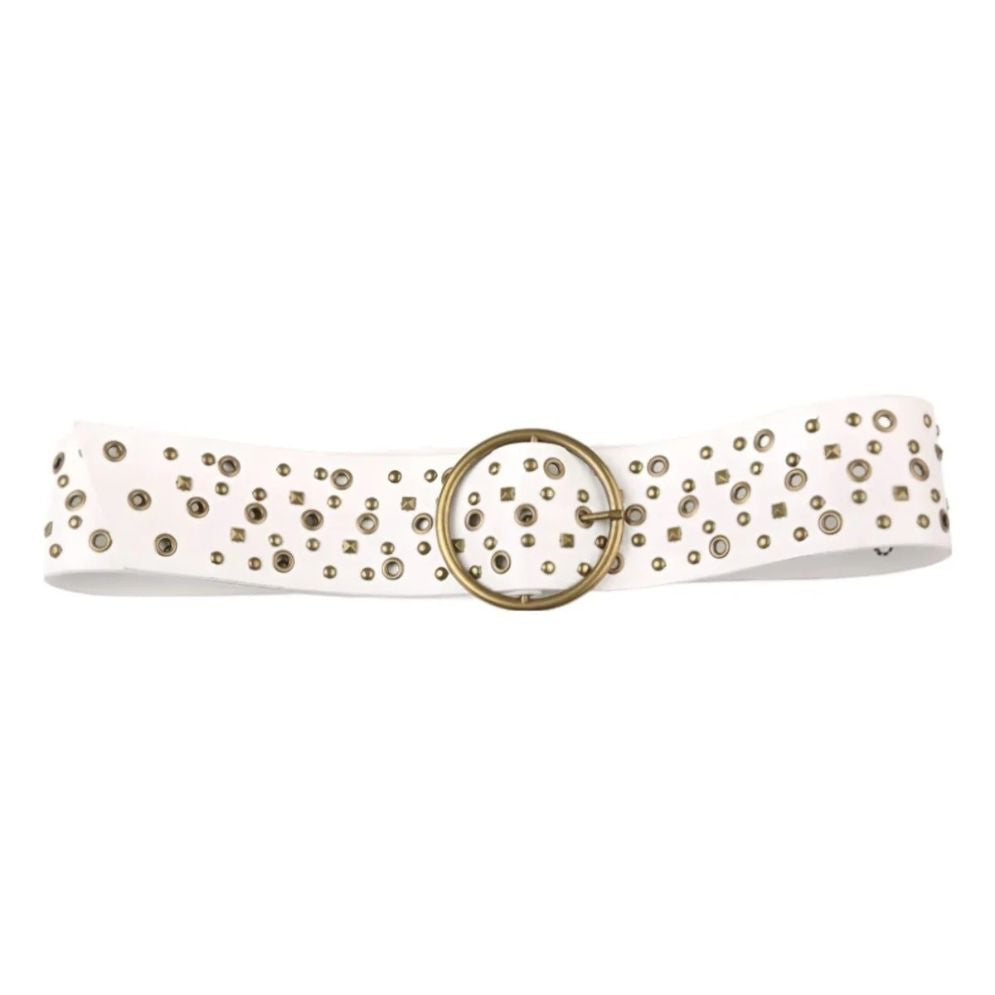 Ceinture Large Oeillets Rivets Pour femme Modèle Ari