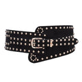 Ceinture Élastique Cloutée Haute Femme Modèle Arria - La Ceinturerie