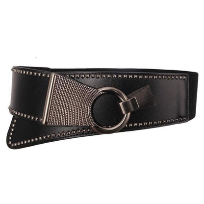 Ceinture Large Élastique Taille Haute Modèle Cafatia - La Ceinturerie