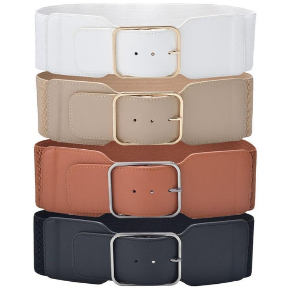 Ceinture Large et Élastique Taille Haute Modèle Maeva - La Ceinturerie
