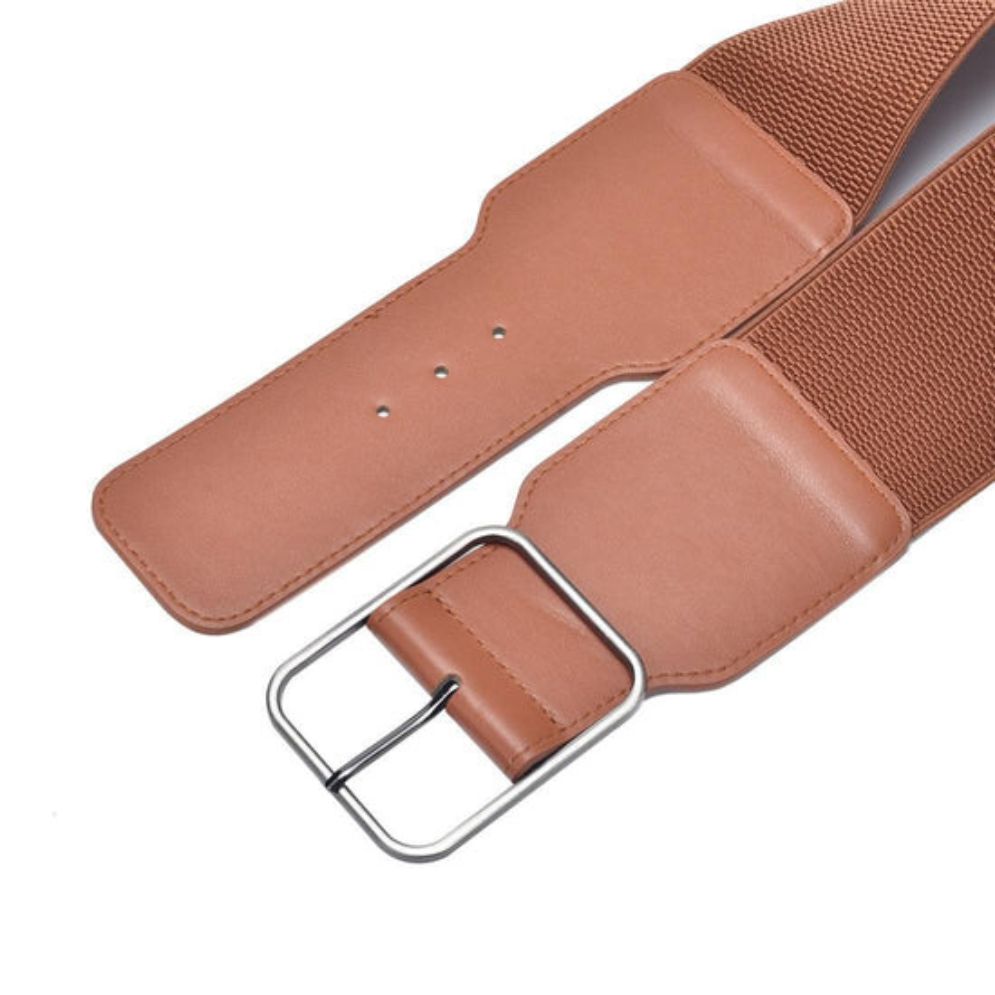 Ceinture Large et Élastique Taille Haute Modèle Maeva - La Ceinturerie