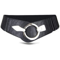 Ceinture Large Élastique Taille Haute Pour Femme Modèle Clara Noire