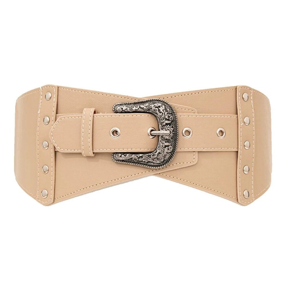Ceinture Large Élastique Taille Haute pour Femme Modèle Odile - La Ceinturerie
