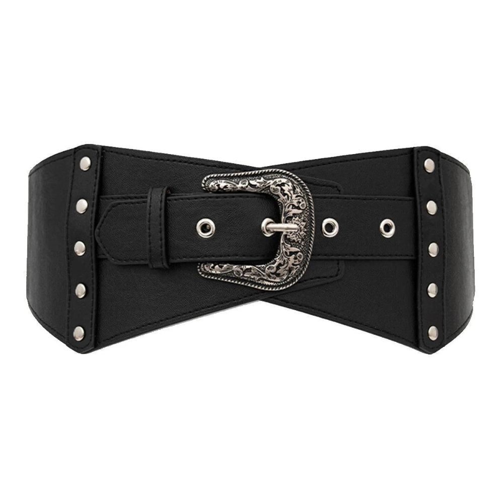 Ceinture Large Élastique Taille Haute pour Femme Modèle Odile - La Ceinturerie
