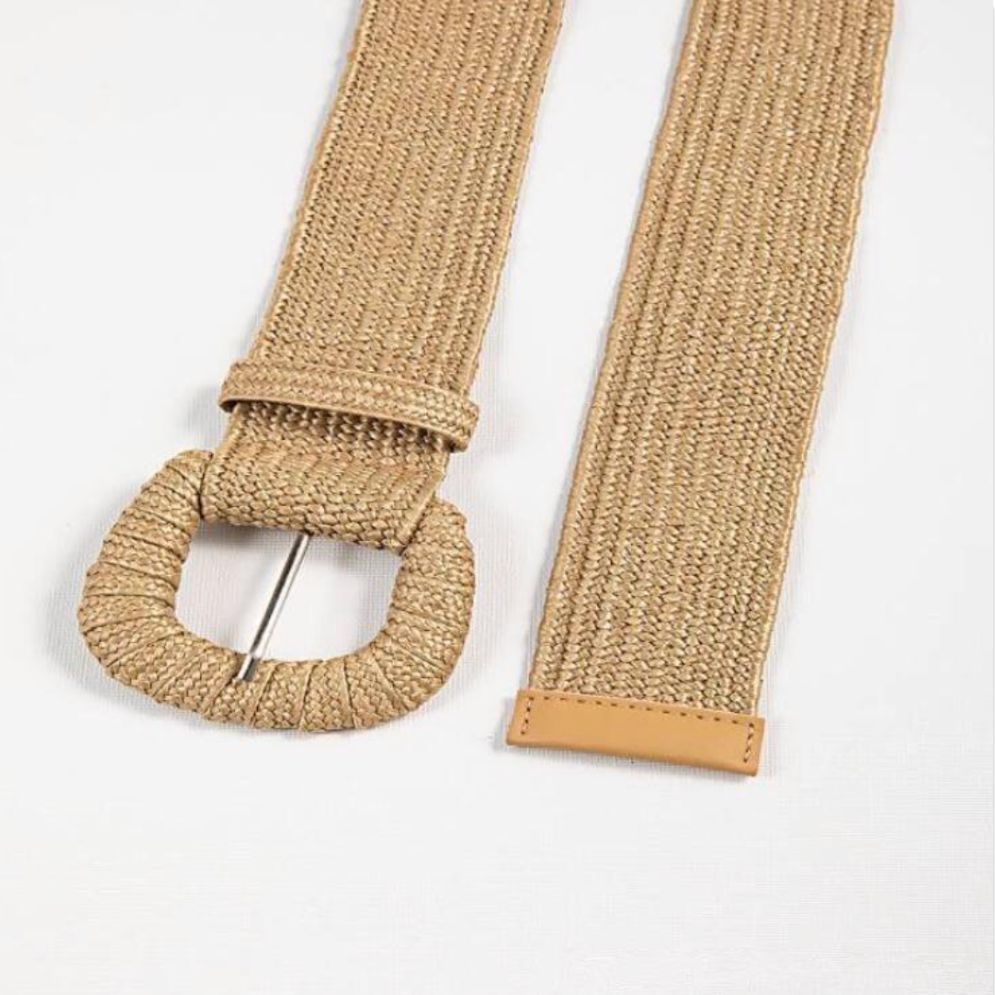 Ceinture Large en Raphia - La Ceinturerie