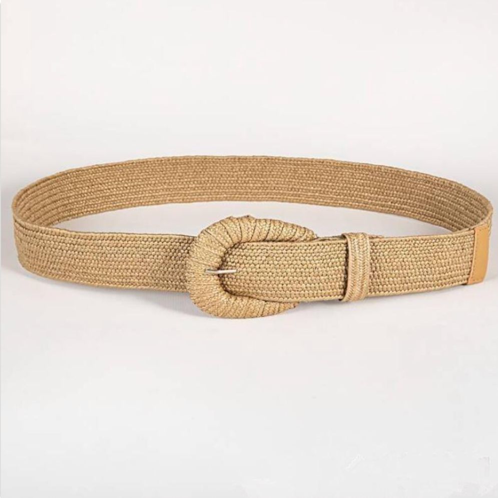 Ceinture Large en Raphia - La Ceinturerie