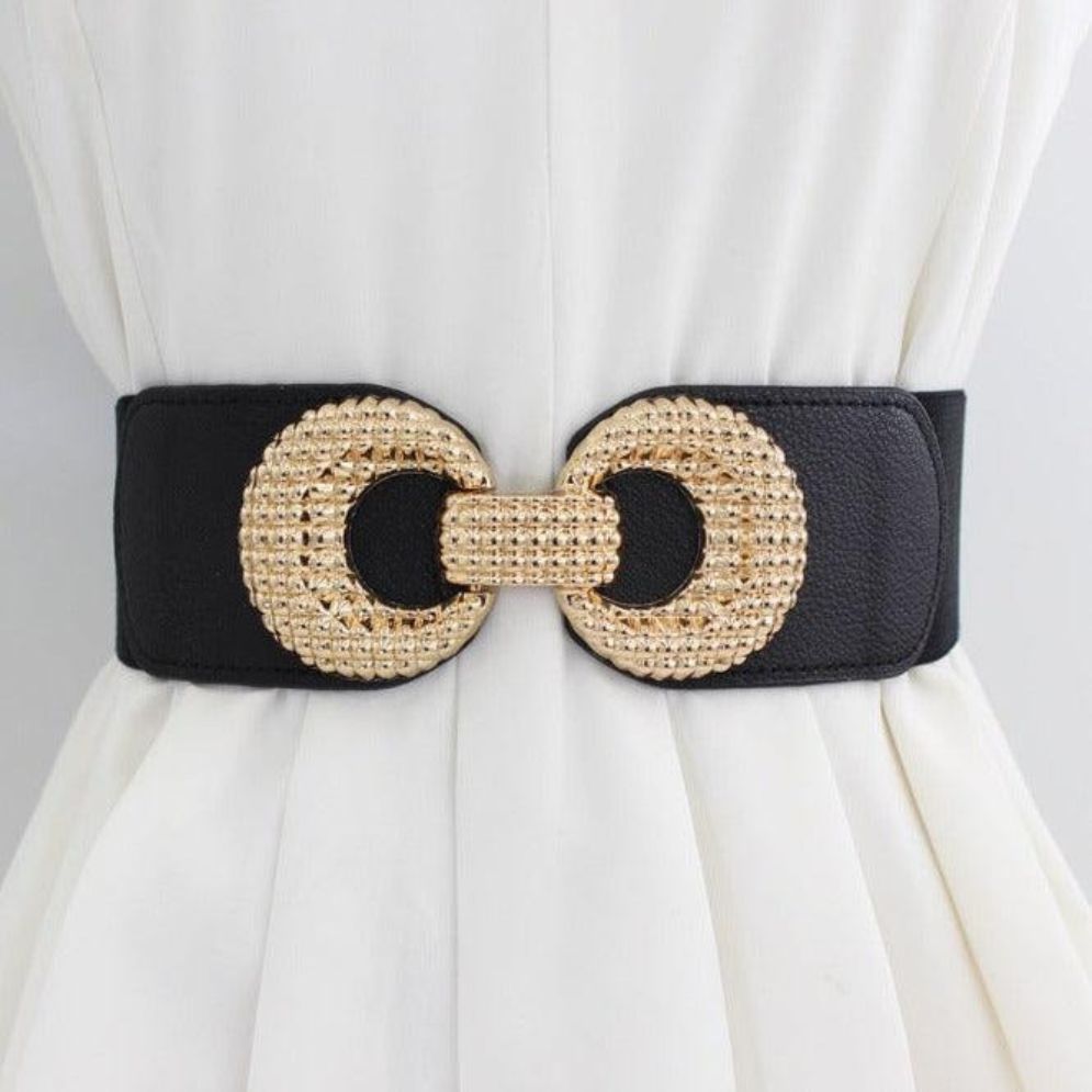 Ceinture Large Élastique Taille Haute Modèle Piharii - La Ceinturerie