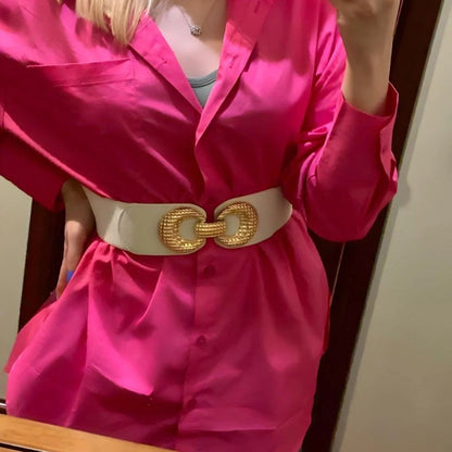 Ceinture Large Élastique Taille Haute Modèle Piharii - La Ceinturerie