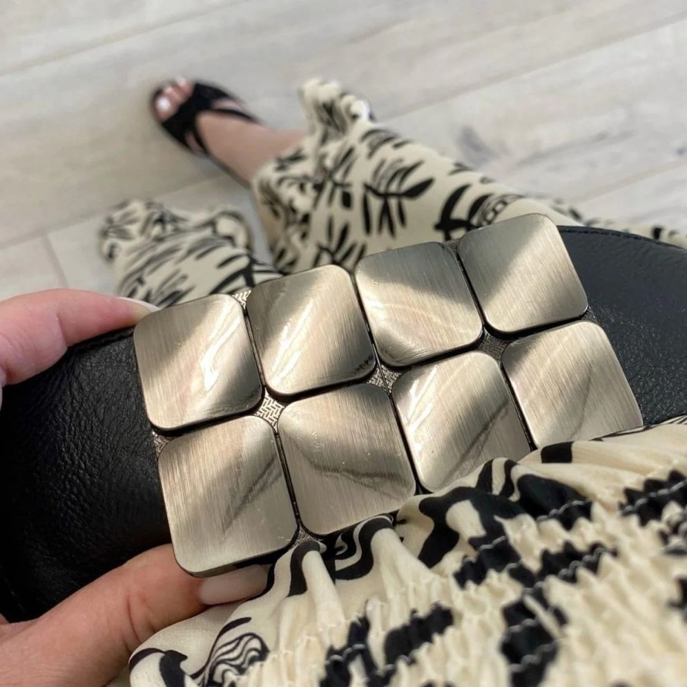 Ceinture Large Élastique Taille Haute Femme Modèle Gwen - La Ceinturerie