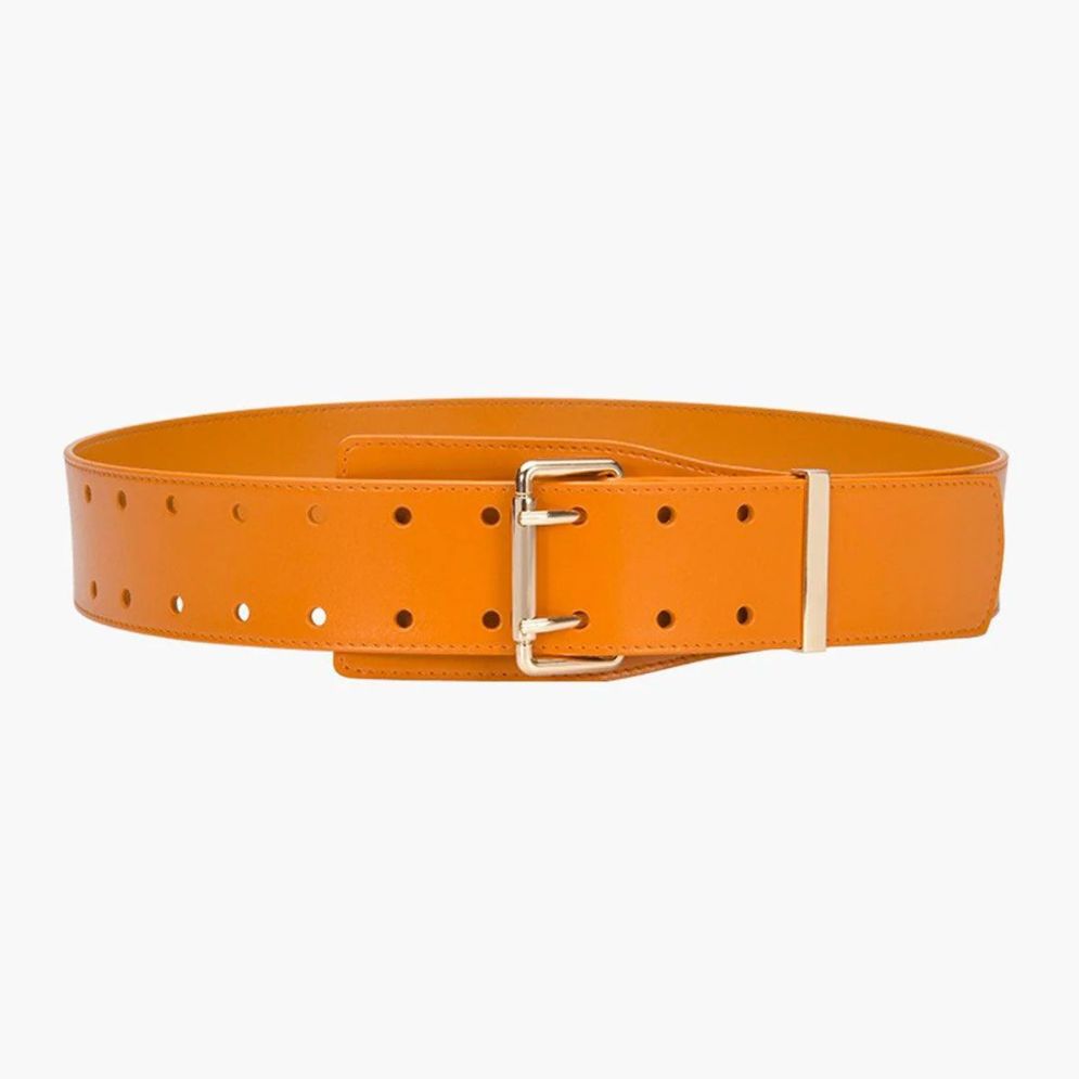 Ceinture Taille Haute Double Ardillon Modèle Tania - La Ceinturerie