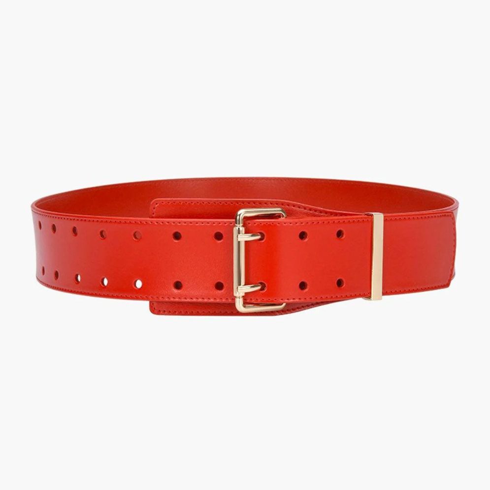 Ceinture Taille Haute Double Ardillon Modèle Tania - La Ceinturerie
