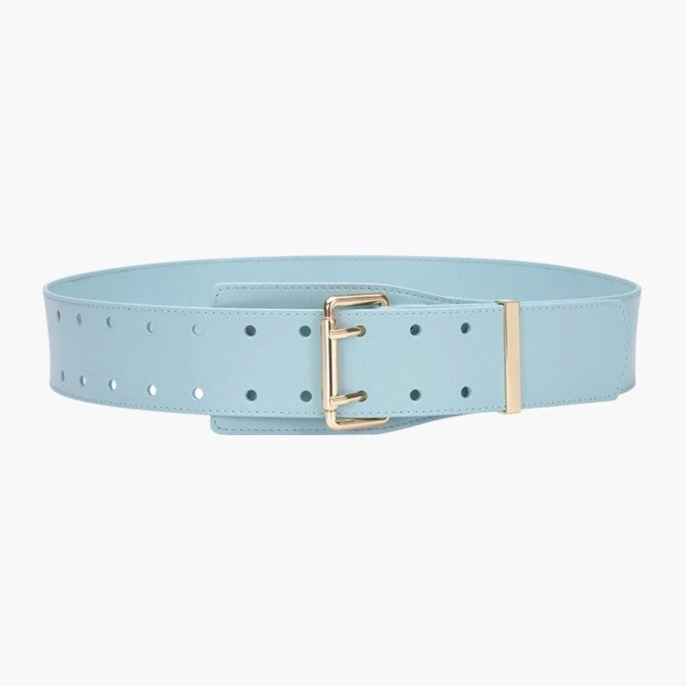 Ceinture Taille Haute Double Ardillon Modèle Tania - La Ceinturerie
