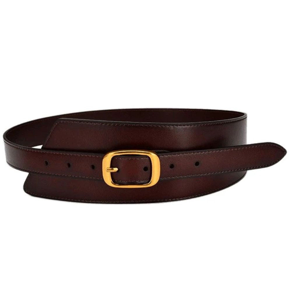 Ceinture Large Taille Haute pour Femme Modèle Munatia Café