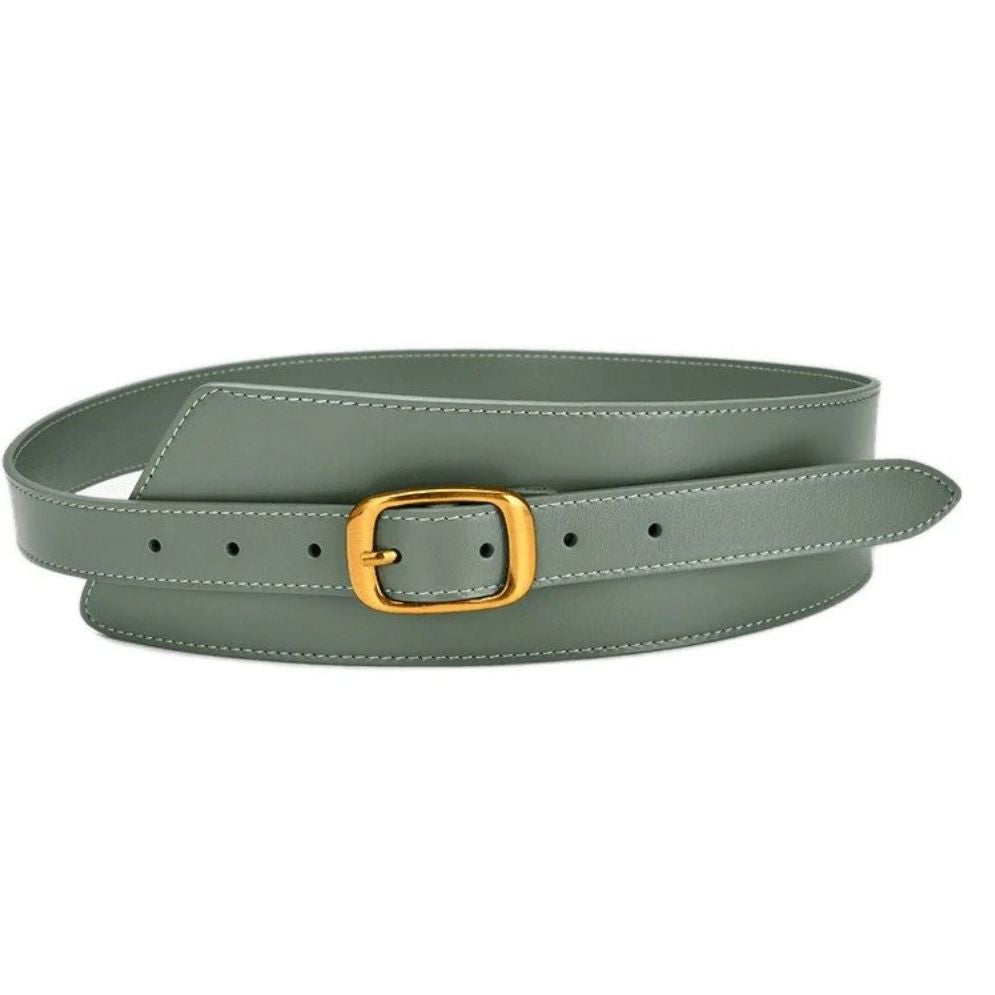 Ceinture Large Taille Haute pour Femme Modèle Munatia Verte