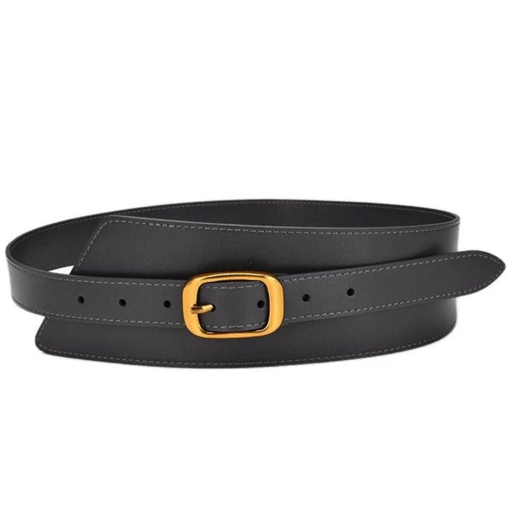 Ceinture Large Taille Haute pour Femme Modèle Munatia Noire