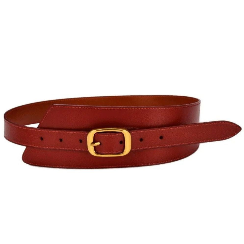 Ceinture Large Taille Haute pour Femme Modèle Munatia Rouge