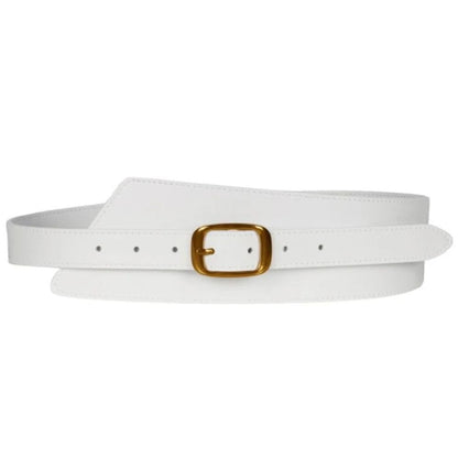 Ceinture Large Taille Haute pour Femme Modèle Munatia Blanche