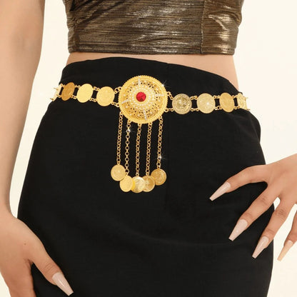 Ceinture Marocaine à Médaillons Modèle Latifa - La Ceinturerie
