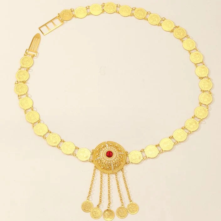 Ceinture Marocaine à Médaillons Modèle Latifa - La Ceinturerie

