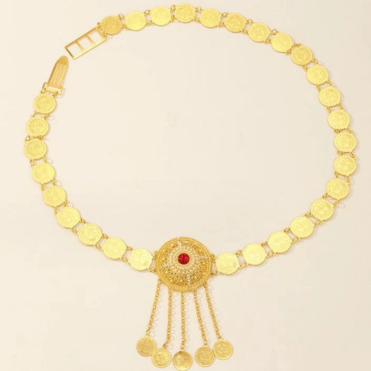 Ceinture Marocaine à Médaillons Modèle Latifa - La Ceinturerie

