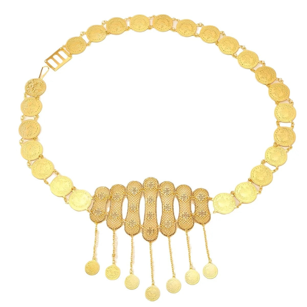 Ceinture Marocaine Motifs Médaillons Modèle Imane - La Ceinturerie