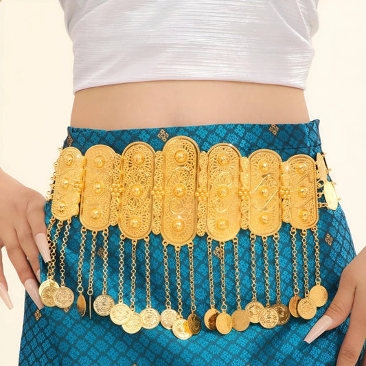 Ceinture Marocaine Motifs Médaillons Modèle Salma