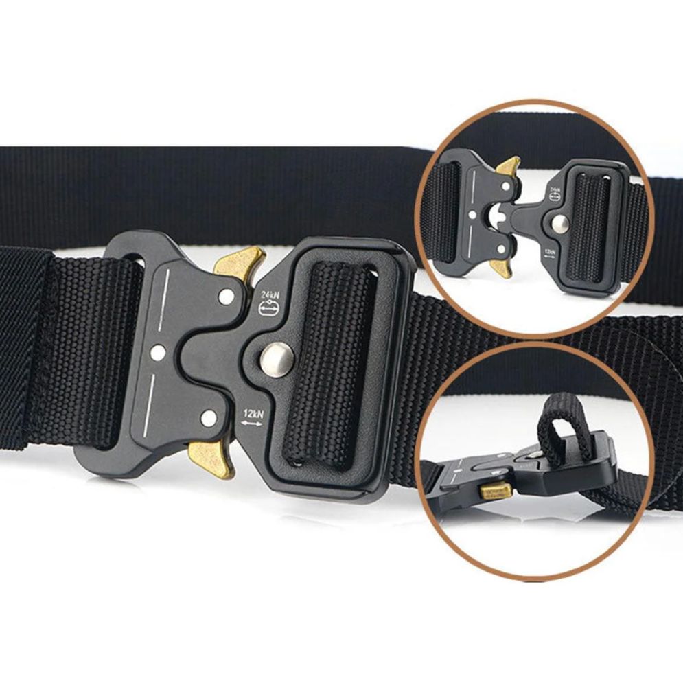 Ceinture Militaire Tactique Élastique Modèle Balki - La Ceinturerie
