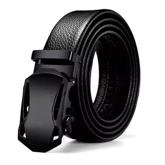 Ceinture Noire Garçon à Boucle Automatique Noire