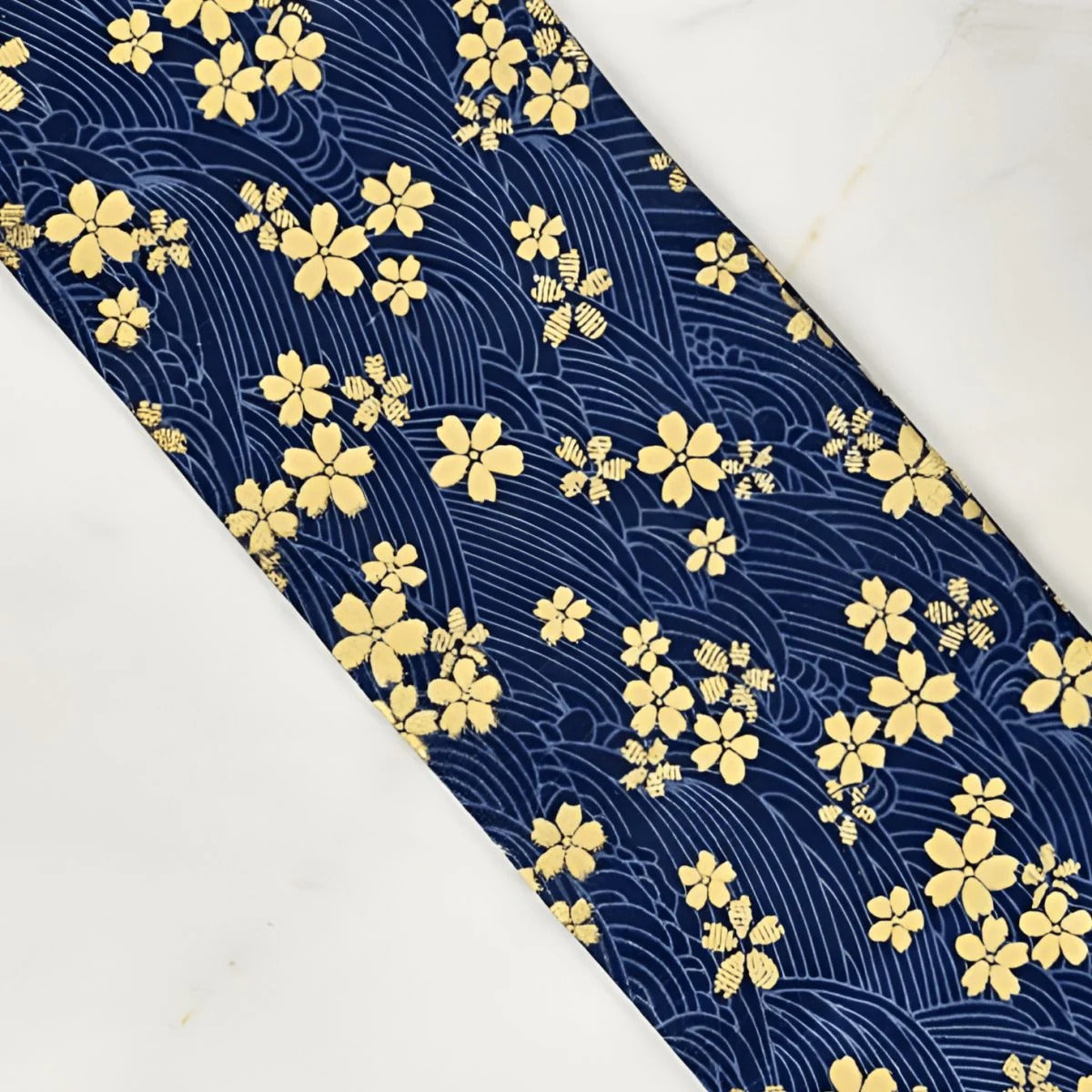 Ceinture Obi à Motifs Fleurs de Sakura Modèle Vipi - La Ceinturerie