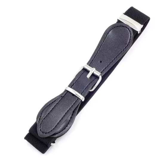 Ceinture pour Enfants en Simili Cuir et Polyester Noire