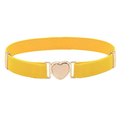 Ceinture Pour Fille Avec Boucle En Cœur - La Ceinturerie