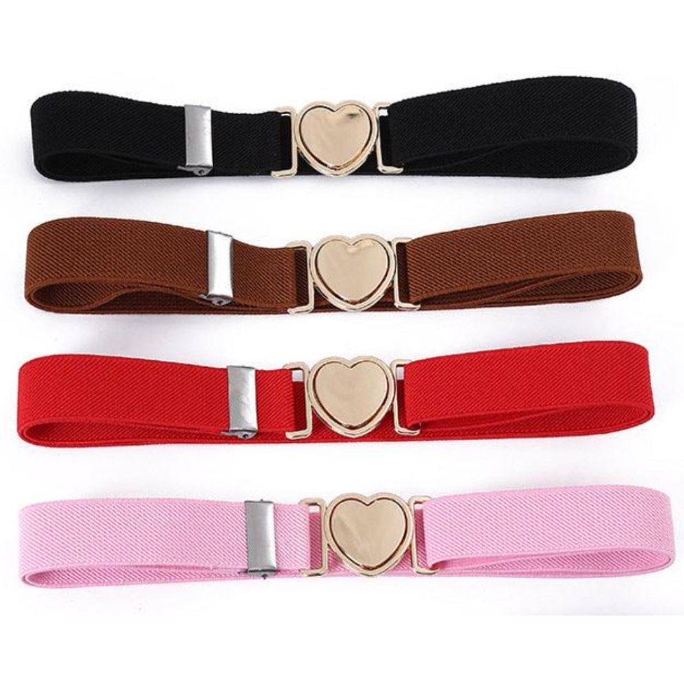 Ceinture Pour Fille Avec Boucle En Cœur - La Ceinturerie