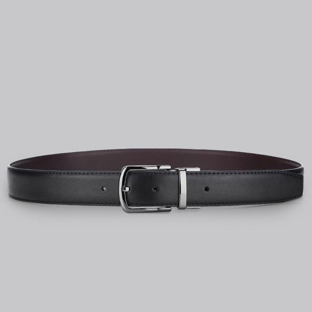 Ceinture Réversible 2 en 1 en Cuir Modèle Kaarel - La Ceinturerie
