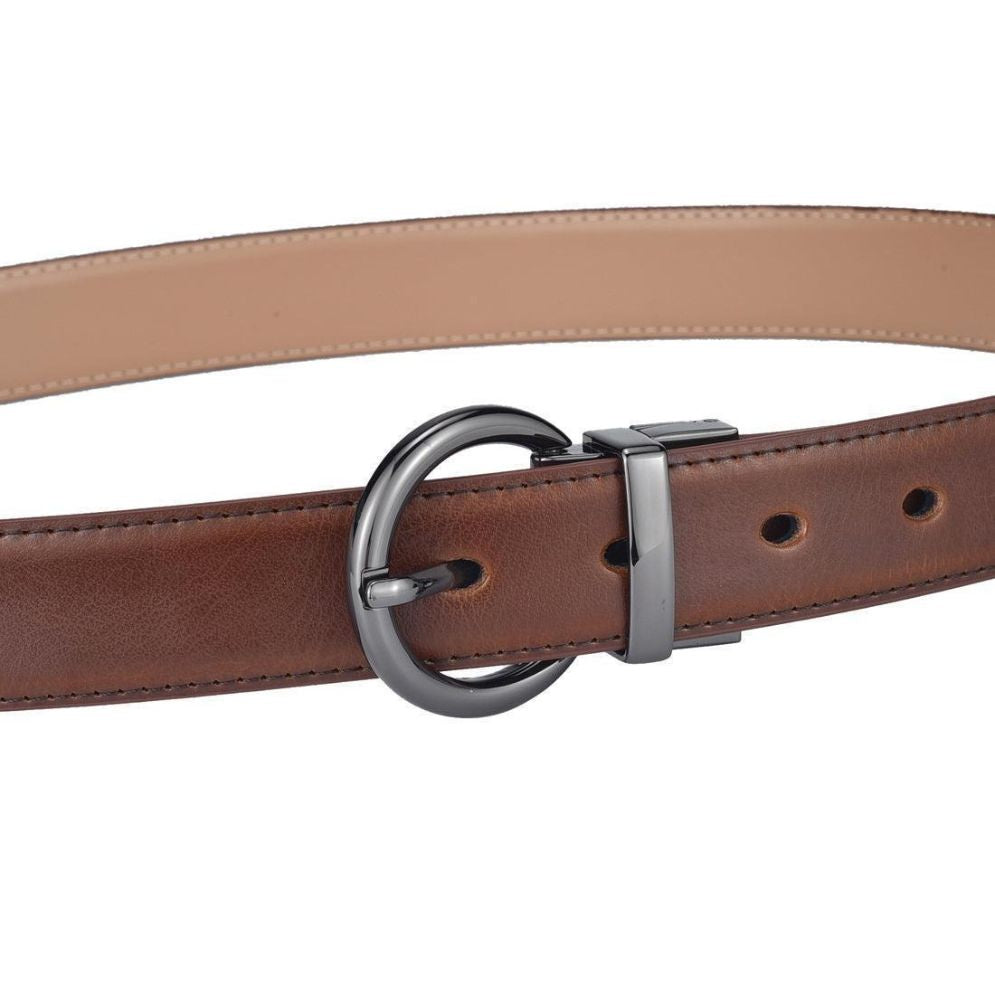 Ceinture Réversible 2 en 1 Cuir Femme Modèle Camille - La Ceinturerie