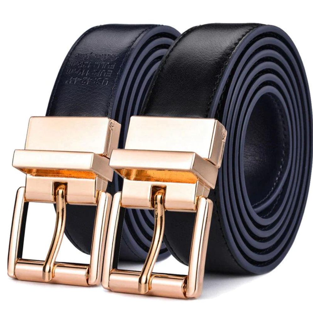 Ceinture Réversible Cuir 2 en 1 Femmes Modèle Romane - La Ceinturerie