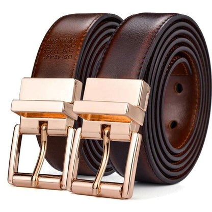 Ceinture Réversible Cuir 2 en 1 Femmes Modèle Romane - La Ceinturerie