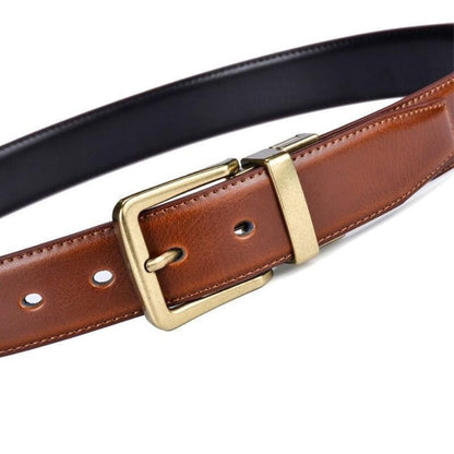 Ceinture Réversible Cuir 2 en 1 Homme Modèle Taskan - La Ceinturerie
